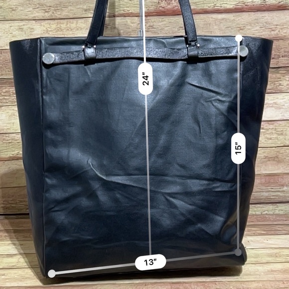 Tiffany & Co. Black Leather Large Tote - Picture 11 of 11